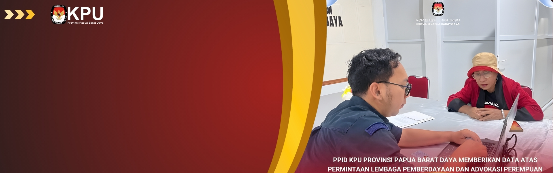 PPID KPU PBD Berikan Data Caleg Perempuan kepada LPAP Msok Sair